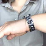 آویز ساعت طلا زنانه طرح ستاره کد 4113