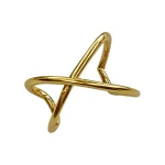 پیرسینگ گوش طلا زنانه کد 6103
