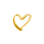 پلاک (آویز) قلب طلا زنانه فرماتیک نمادار کد 4190